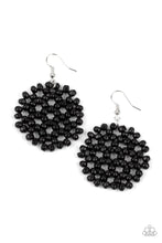 Load image into Gallery viewer, Paparazzi Accessories: Summer Escapade - Black Wooden Bead Earrings - Jewels N Thingz Boutique