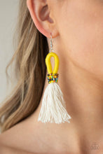 Load image into Gallery viewer, Paparazzi Accessories: The Dustup - Yellow Seed Bead Earrings - Jewels N Thingz Boutique