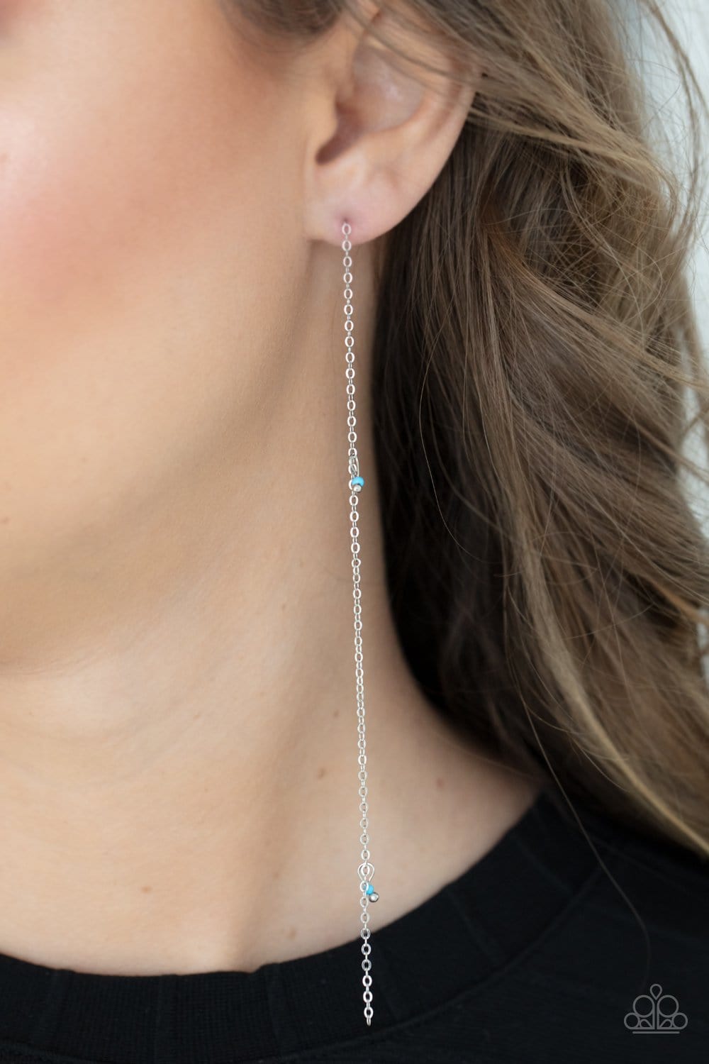 Paparazzi Accessories: Dauntlessly Dainty - Blue Seed Bead Earrings - Jewels N Thingz Boutique