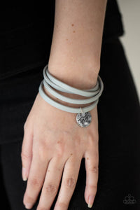 Paparazzi Accessories: Wonderfully Worded - Silver Inspirational Bracelet - Jewels N Thingz Boutique