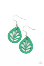Load image into Gallery viewer, Paparazzi Accessories: LEAF Yourself Wide Open - Mint Green Earrings - Jewels N Thingz Boutique