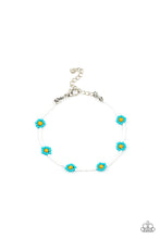 Load image into Gallery viewer, Paparazzi Accessories: Camp Flower Power - Blue Bracelet - Jewels N Thingz Boutique