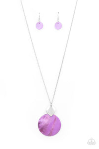 Paparazzi Accessories: Tidal Tease - Purple Iridescence Necklace - Jewels N Thingz Boutique
