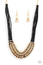 Load image into Gallery viewer, Paparazzi Accessories: Lock, Stock, and SPARKLE - Gold Necklace - Jewels N Thingz Boutique
