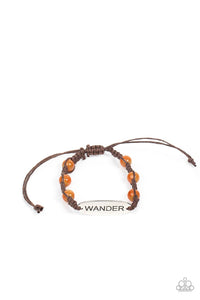 Paparazzi Accessories: Roaming For Days - Orange Free-Spirited Bracelet - Jewels N Thingz Boutique