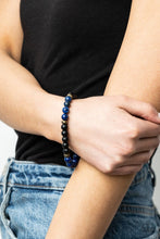 Load image into Gallery viewer, Paparazzi Accessories: Petrified Powerhouse - Blue Bracelet - Jewels N Thingz Boutique