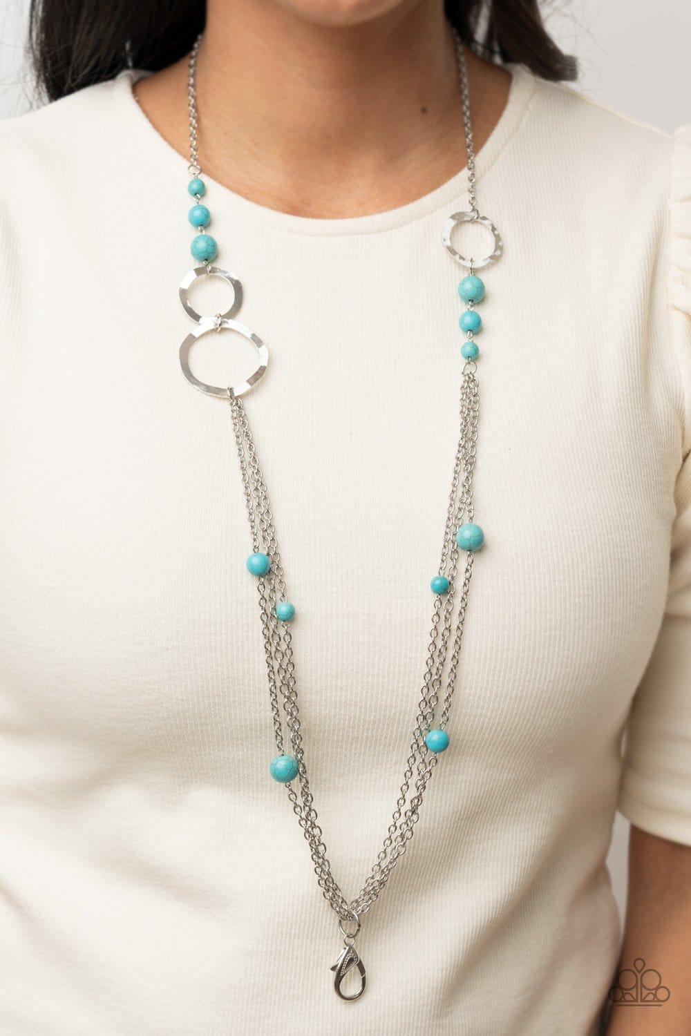 Paparazzi Accessories: Local Charm - Blue Lanyard - Jewels N Thingz Boutique