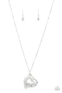 Paparazzi Accessories: A Mothers Heart - White Mother's Day Necklace - Jewels N Thingz Boutique