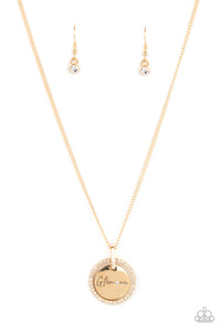 Paparazzi Accessories: Glam-ma Glamorous - Gold Mothers Day Necklace