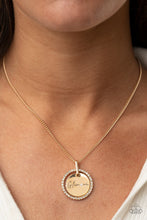 Load image into Gallery viewer, Paparazzi Accessories: Glam-ma Glamorous - Gold Mothers Day Necklace