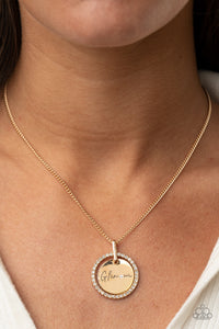 Paparazzi Accessories: Glam-ma Glamorous - Gold Mothers Day Necklace