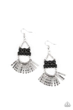 Load image into Gallery viewer, Paparazzi Accessories: A FLARE For Fierceness - Black Rustic Chandelier Earrings - Jewels N Thingz Boutique