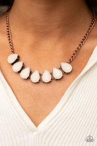 Paparazzi Accessories: Above The Clouds - Copper Antiqued Necklace - Jewels N Thingz Boutique