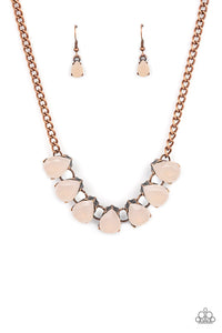 Paparazzi Accessories: Above The Clouds - Copper Antiqued Necklace - Jewels N Thingz Boutique