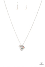 Load image into Gallery viewer, Paparazzi Accessories: Super Mom - White Iridescent Necklace