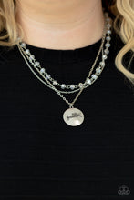 Load image into Gallery viewer, Paparazzi Accessories: Promoted to Grandma - White Iridescent Necklace