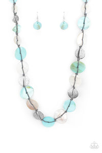 Paparazzi Accessories: Seashore Spa - Blue Necklace - Jewels N Thingz Boutique