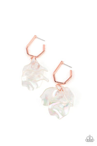 Paparazzi Accessories: Jaw-Droppingly Jelly - Copper Iridescent Earrings - Jewels N Thingz Boutique