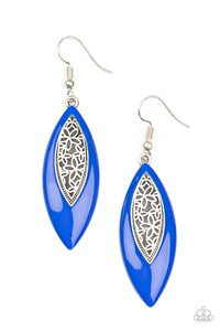 Paparazzi Accessories: Venetian Vanity - Blue Earrings - Jewels N Thingz Boutique