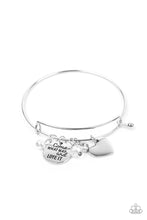 Load image into Gallery viewer, Paparazzi Accessories: Come What May and Love It - White Inspirational Bracelet - Jewels N Thingz Boutique