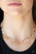 Load image into Gallery viewer, Paparazzi Accessories: Starry Shindig - Gold Necklace - Jewels N Thingz Boutique