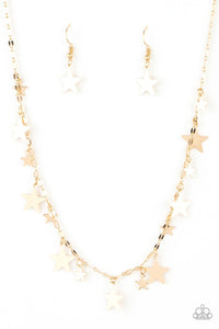 Paparazzi Accessories: Starry Shindig - Gold Necklace - Jewels N Thingz Boutique