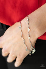 Load image into Gallery viewer, Paparazzi Accessories: Little Miss Americana Choker &amp; Party in the USA Bracelet - Silver SET - Jewels N Thingz Boutique