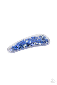 Paparazzi Accessories: Oh, My Stars and Stripes - Blue Hair Clip - Jewels N Thingz Boutique