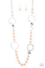 Load image into Gallery viewer, Paparazzi Accessories: Sea Glass Wanderer - Orange Necklace - Jewels N Thingz Boutique
