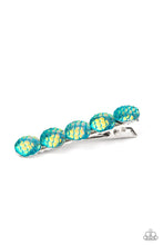 Load image into Gallery viewer, Paparazzi Accessories: Mesmerizingly Mermaid - Blue Iridescent Hair Clip - Jewels N Thingz Boutique
