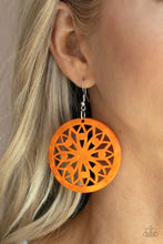 Load image into Gallery viewer, Paparazzi Accessories: Ocean Canopy - Orange Earrings