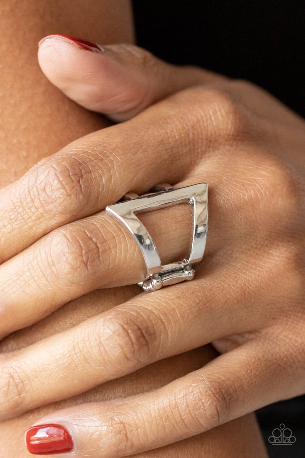 Paparazzi Accessories: Rebel Edge - Silver Ring - Jewels N Thingz Boutique
