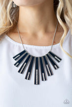 Load image into Gallery viewer, Paparazzi Accessories: FAN-tastically Deco - Blue Necklace - Jewels N Thingz Boutique
