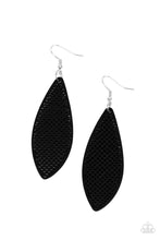 Load image into Gallery viewer, Paparazzi Accessories: Surf Scene - Black Wooden Earrings - Jewels N Thingz Boutique
