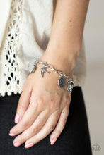 Load image into Gallery viewer, Paparazzi Accessories: Fancifully Flighty - White Floral Bracelet - Jewels N Thingz Boutique