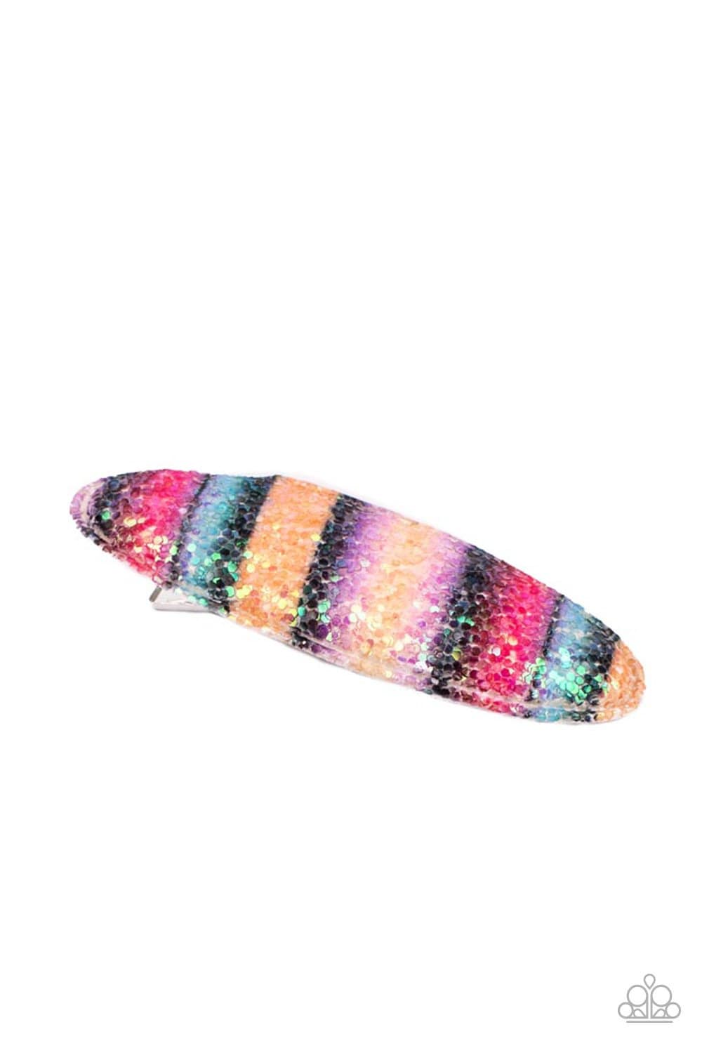 Paparazzi Accessories: Rainbow Pop Summer - Multi Hair Clip - Jewels N Thingz Boutique