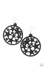 Load image into Gallery viewer, Paparazzi Accessories: Cosmic Paradise - Black Wooden Earrings