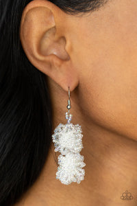 Paparazzi Accessories: Celestial Collision - Multi Iridescent Seed Bead Earrings