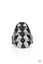 Load image into Gallery viewer, Paparazzi Accessories: Ferociously Faceted - Black Geometric Ring