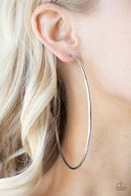 Load image into Gallery viewer, Paparazzi Accessories: Colossal Couture - Silver Oversized Hoop Earrings