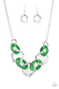 Paparazzi Accessories: Urban Circus - Green Necklace - Jewels N Thingz Boutique