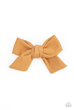 Load image into Gallery viewer, Paparazzi Accessories: Corduroy Cowgirl - Yellow Hair Clip