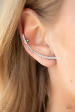 Load image into Gallery viewer, Paparazzi Accessories: Sleekly Shimmering - White Ear Crawlers - Jewels N Thingz Boutique