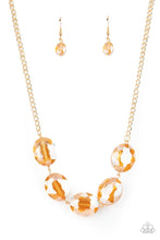 Load image into Gallery viewer, Paparazzi Accessories: Cosmic Closeup - Gold Iridescent Necklace - Jewels N Thingz Boutique
