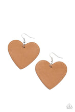 Load image into Gallery viewer, Paparazzi Accessories: Country Crush - Brown Leather Earrings - Jewels N Thingz Boutique