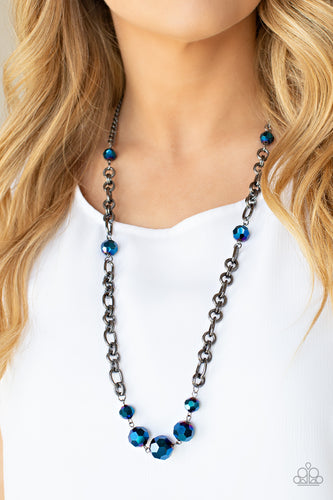 Paparazzi Accessories: Prismatic Pick-Me-Up - Multi Oil Spill Necklace - Life of the Party