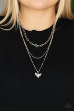 Load image into Gallery viewer, Paparazzi Accessories: Bountiful Butterflies - White Necklace - Jewels N Thingz Boutique
