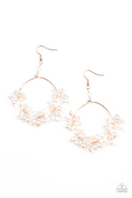 Load image into Gallery viewer, Paparazzi Accessories: Floating Gardens - Copper Pearl Iridescent Earrings