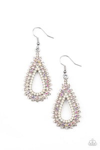 Paparazzi Accessories: The Works - Multi Iridescent Earrings
