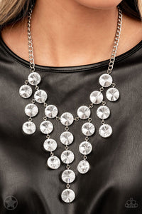 Paparazzi Accessories: BLOCKBUSTERS: Spotlight Stunner - Silver Necklace - Jewels N Thingz Boutique